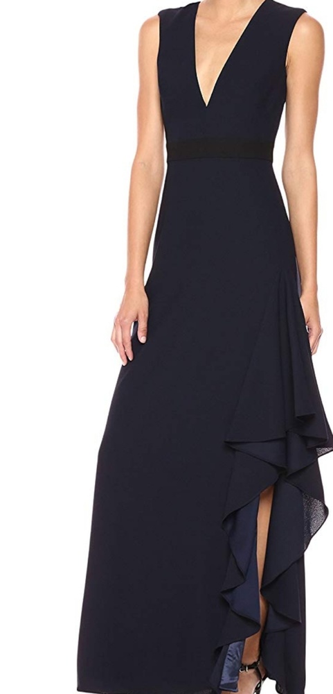 NWT Monique Lhuillier Crepe Dress